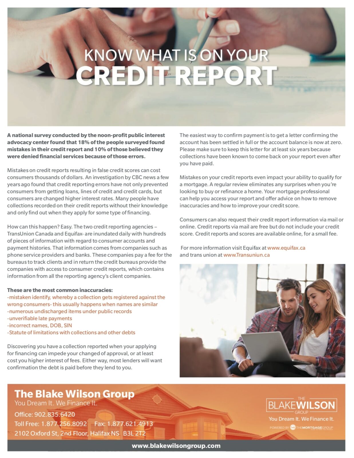 Know What's On Your Credit Report